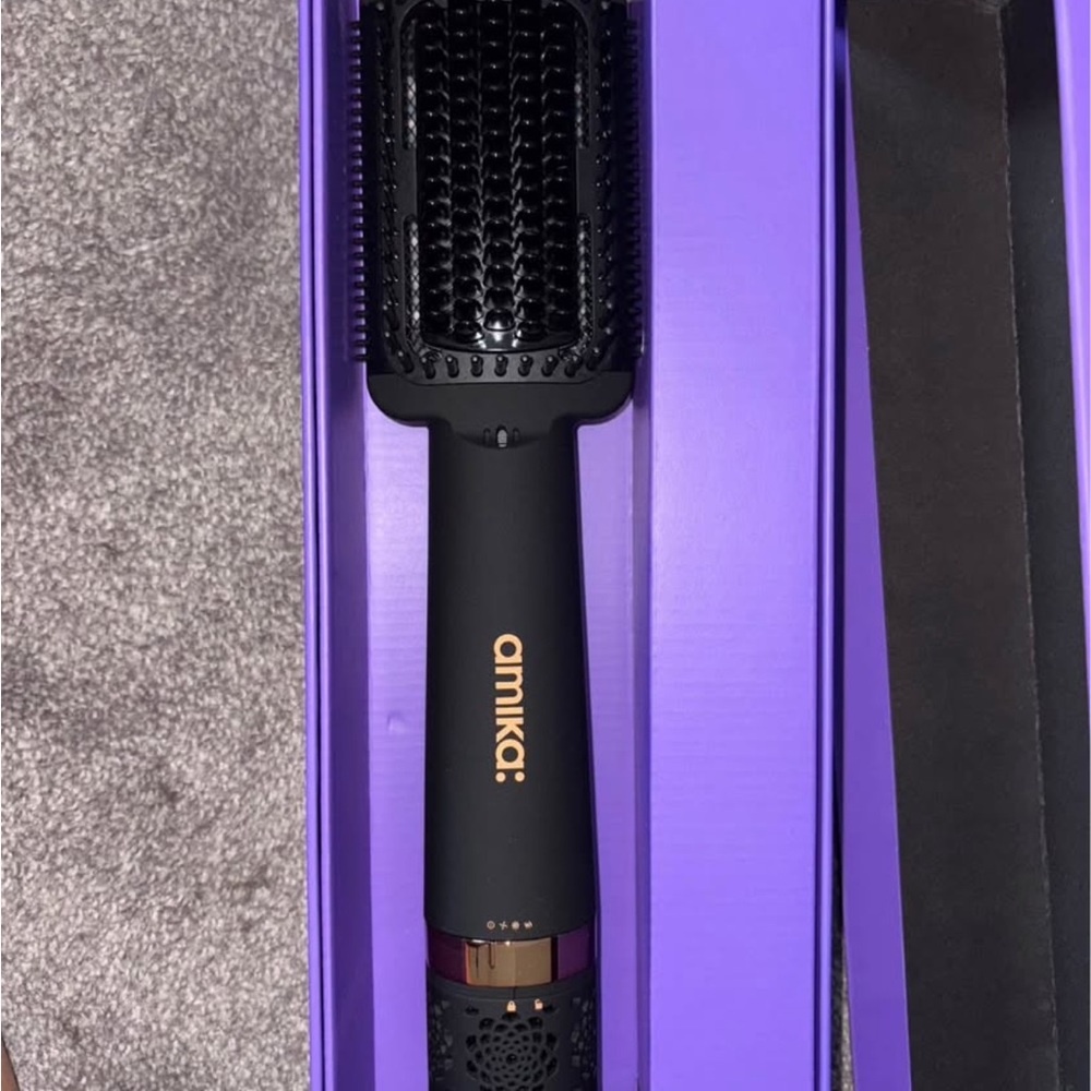 Amika Black and Purple Hair Tool